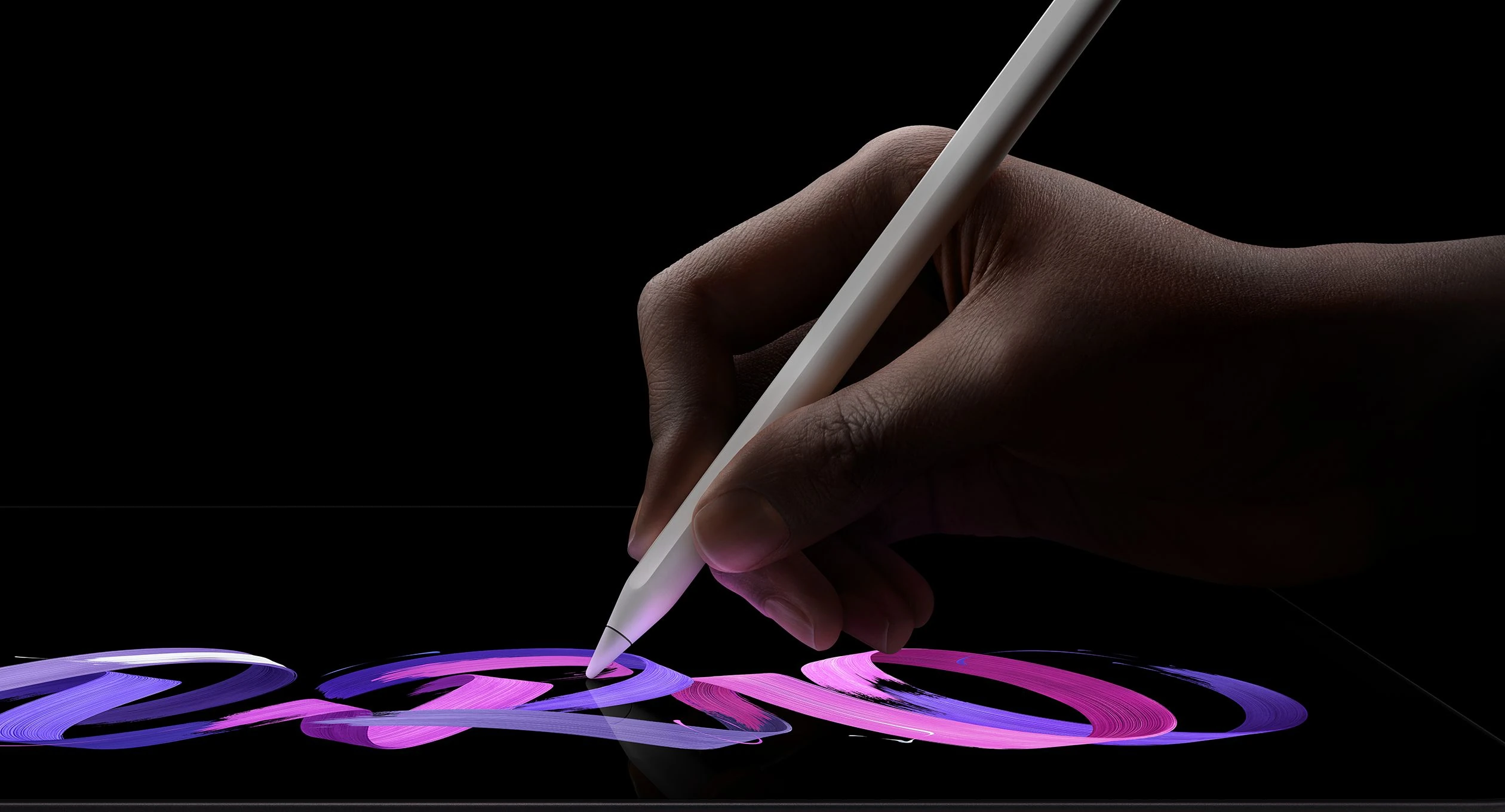 Drawing on iPad with Apple Pencil