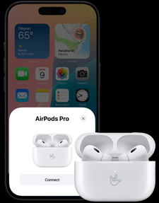 iPhone and AirPods